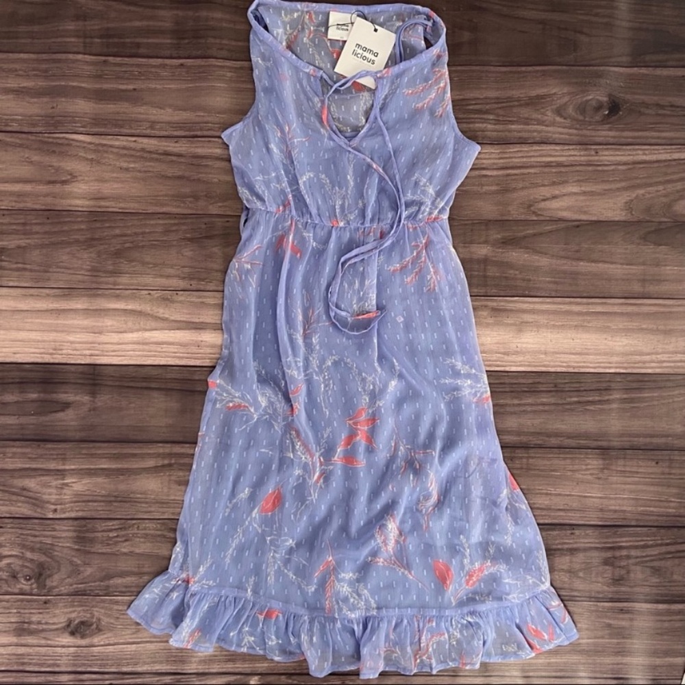 Mama Licious Floral Maternity Dress